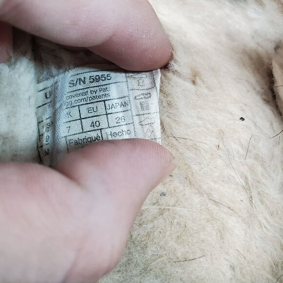 UGG Shoes Womens Size 9 Brown Suede Tasman Chestnut Slip On Clogs *Read* - Picture 9 of 11